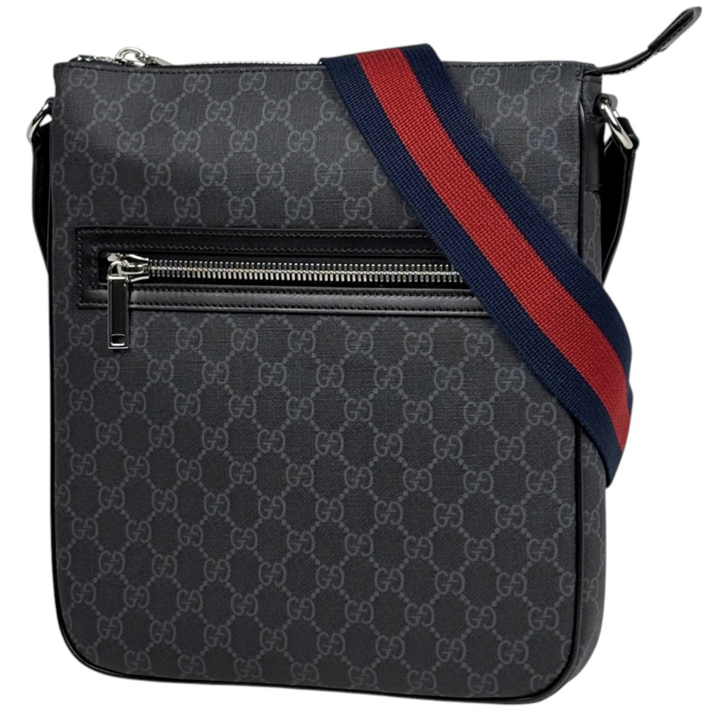 Gucci GG shoulder bag crossbody Sherry Web Supreme black